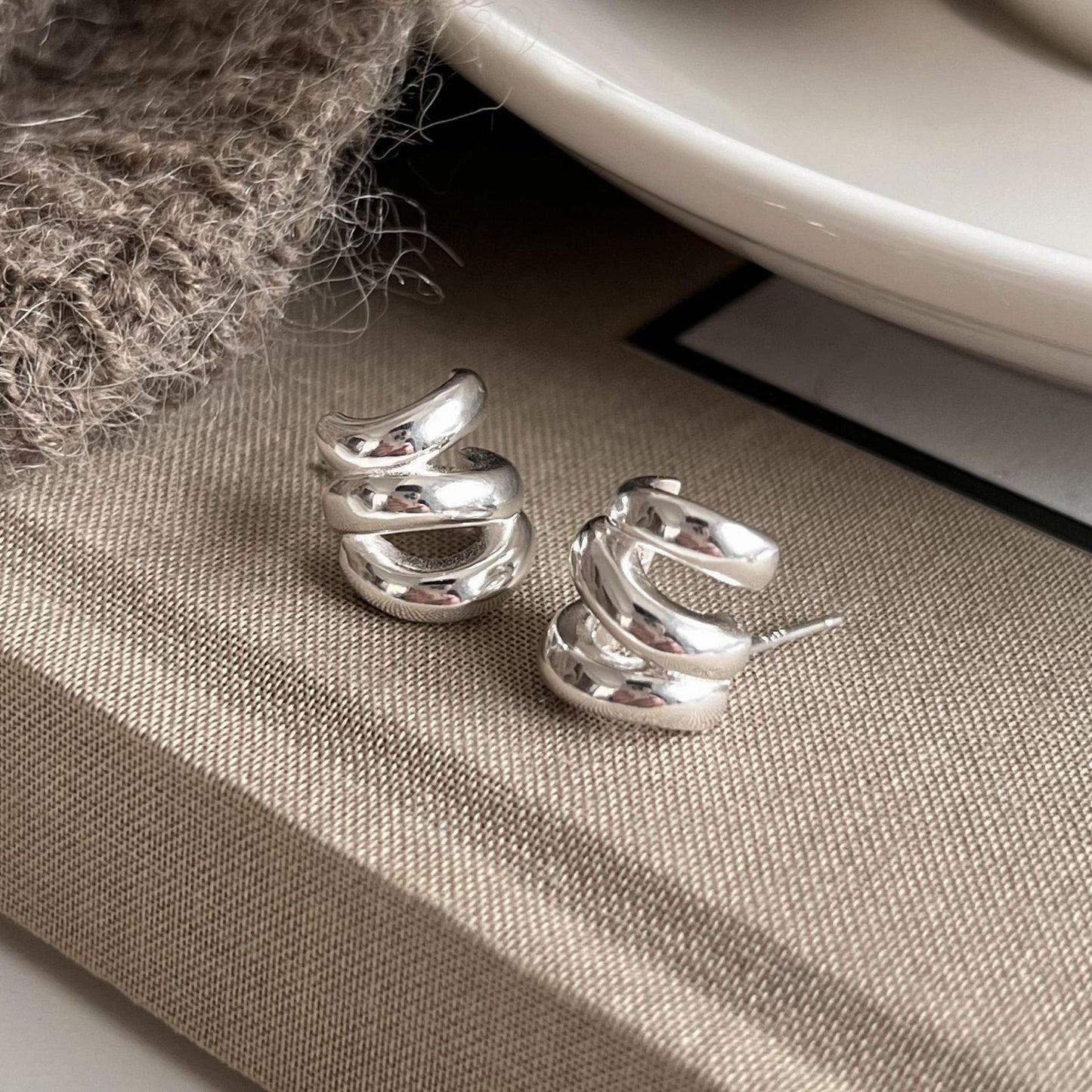 925 Sterling Silver Delicate Earrings