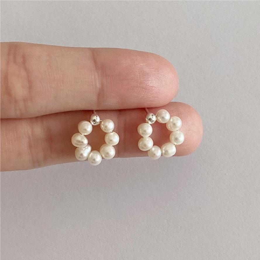 925 Sterling Silver Freshwater Pearl Earring Studs