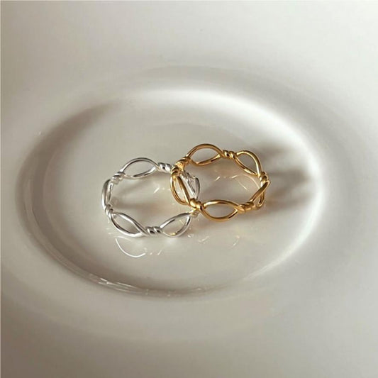 925 Sterling Silver Twisted Ring